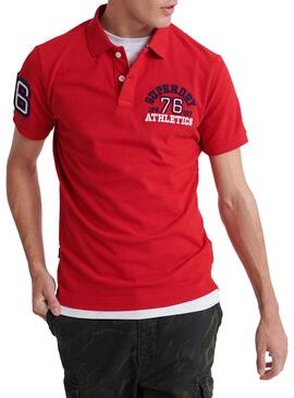 T-Shirt Superdry Classic Superstate Rosso Uomo