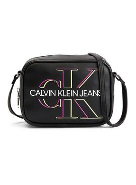 Borsa Calvin Klein Camera Bag Glow Nero Donna