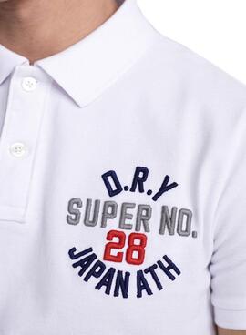 Polo Superdry Classic Superstate Bianco Uomo