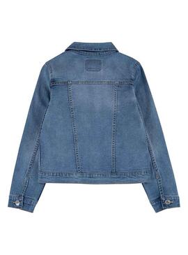 Giubbotto Denim Levis Trucker Blu per Bambina