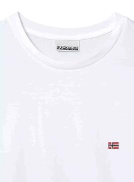 T-Shirt Napapijri Salis C SS Bianco per Uomo