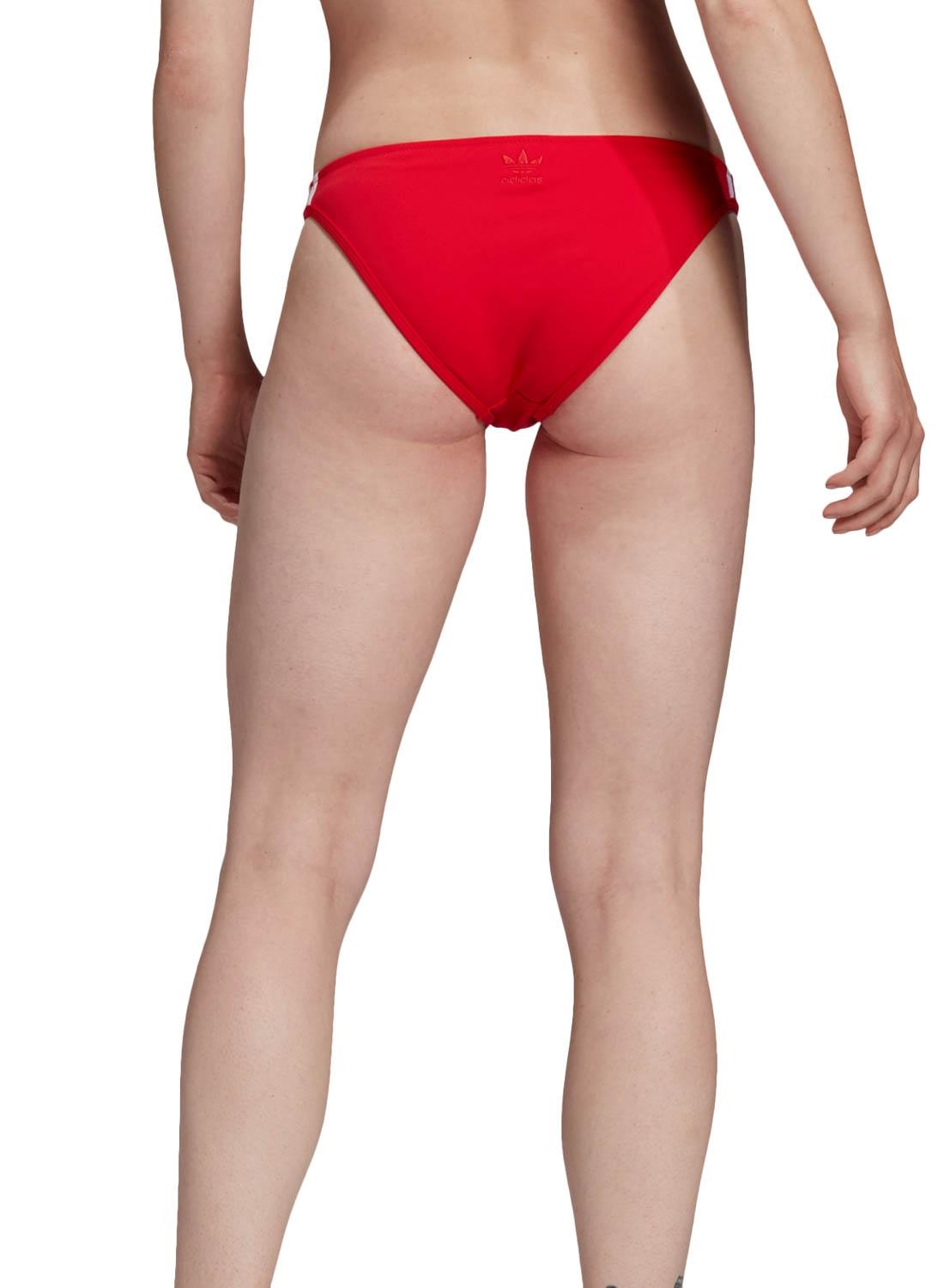 Slip bikini Adidas Bottom Rosso per Donna