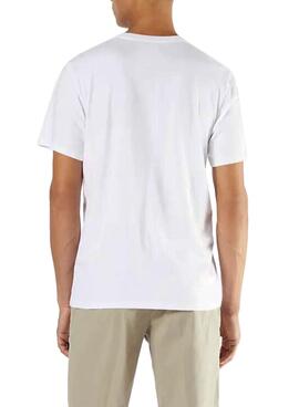 T-Shirt Dockers Alpha Graphic Bianco per Uomo