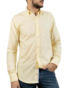 Camicia Klout Panama Giallo per Uomo