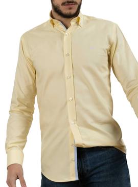 Camicia Klout Panama Giallo per Uomo