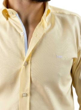 Camicia Klout Panama Giallo per Uomo