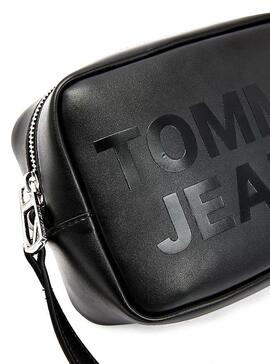 Borsa Tommy Jeans Camara Bag Nero per Uomo