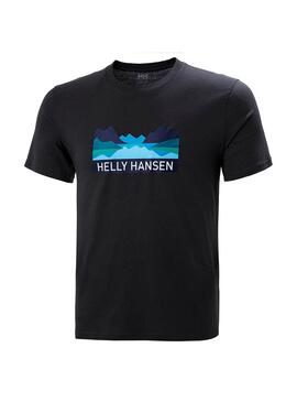 T-Shirt Helly Hansen Nord Graphic Nero Uomo