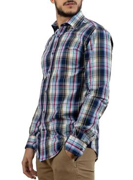 Camicia Klout Luar Blu Navy per Uomo