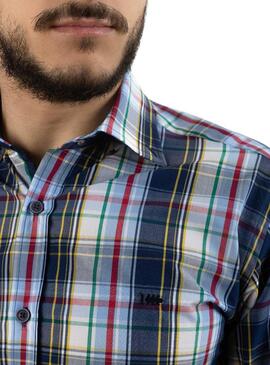 Camicia Klout Luar Blu Navy per Uomo