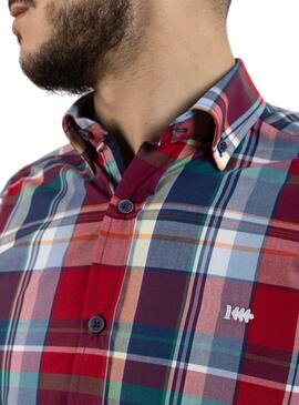 Camicia Klout Cosme Rosso per Uomo