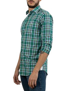 Camicia Klout Xoel Verde per Uomo