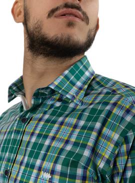 Camicia Klout Xoel Verde per Uomo