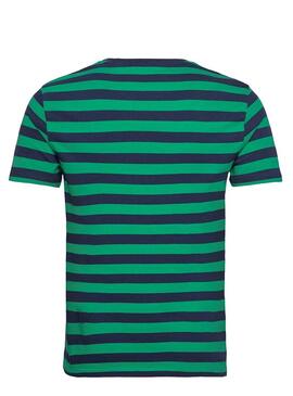 T-Shirt Polo Ralph Lauren Strisce Verde Uomo