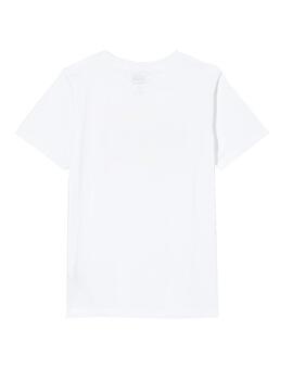 T-Shirt Levis Logo California Bianco per Bambino