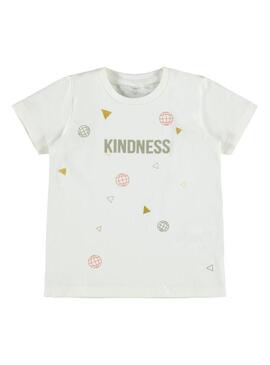 T-Shirt Name It Dinan Bianco per Bambino