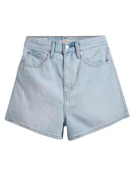 Short Levis High Loose Fly Blu per Donna
