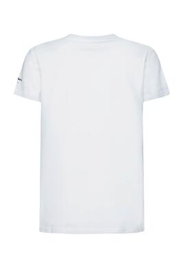 T-Shirt Pepe Jeans Emanuel Bianco per Bambino
