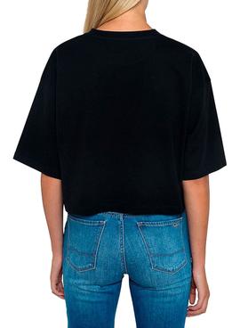 T-Shirt Pepe Jeans Miriam Nero per Donna