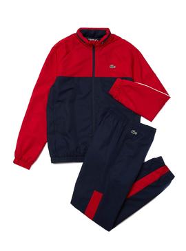 Tuta sportiva Lacoste Sport Tennis Rosso per Uomo