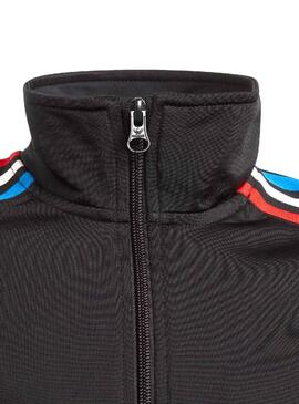 Giacca Adidas Tracktop Nero per Bambino Bambina