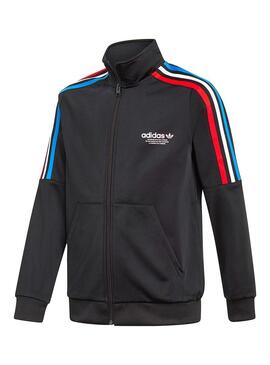 Giacca Adidas Tracktop Nero per Bambino Bambina