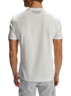 T-Shirt North  Sails Organic Cotton Bianco Uomo