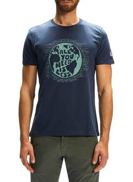 T-Shirt North Sails Organic Cotton Blu Navy Uomo