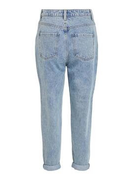 Jeans Vila Vilimone Blu per Donna