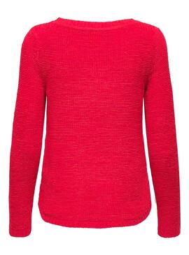 Pullover Only Geena XO Rosso per Donna