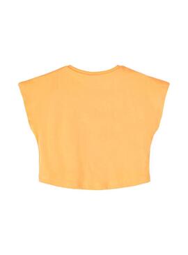 T-Shirt Name It Vilma Arancione per Bambina