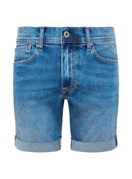 Bermuda Pepe Jeans Cane Short Blu per Uomo