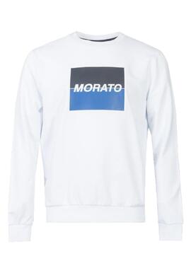 Felpa Antony Morato Logo Print Bianco Uomo