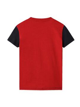T-Shirt Napapijri Sauck Blu Navy per Bambino