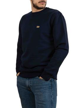 Felpa Klout Basic Blu Navy per Uomo