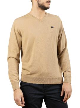 Pullover Klout Pico Camel per Uomo