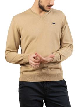 Pullover Klout Pico Camel per Uomo