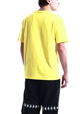 T-Shirt Kappa Ecop Giallo per Uomo