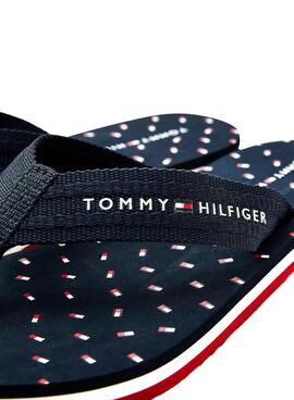 Flip flops Tommy Hilfiger Mini Flags Blu Navy Donna