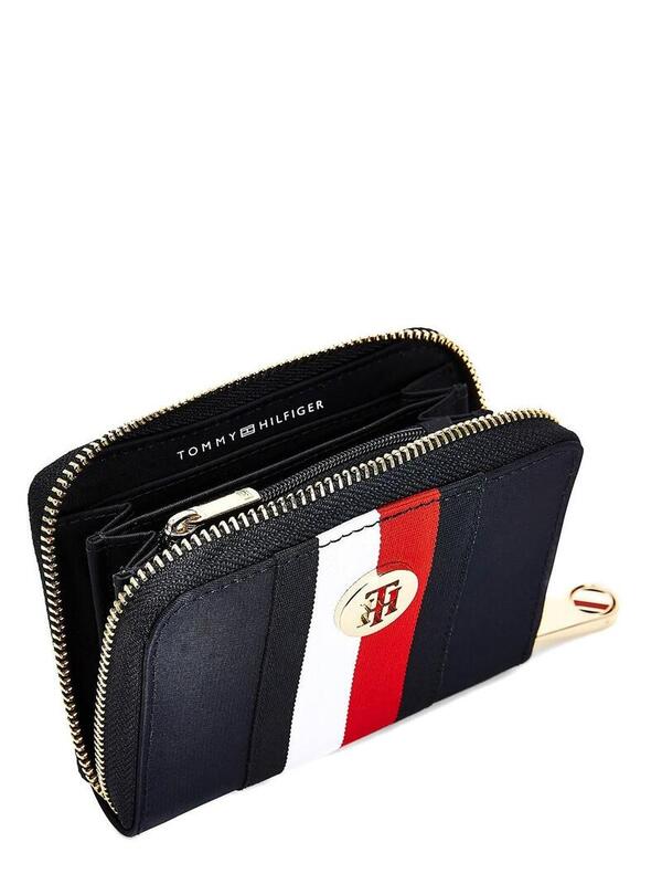 portafoglio tommy hilfiger poppy med blu blu navy donna