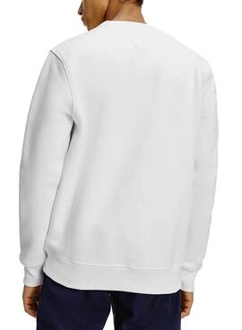 Felpa Tommy Jeans Ombre Corp Bianco Uomo
