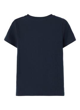 T-Shirt Name It Faust Blu Navy per Bambino