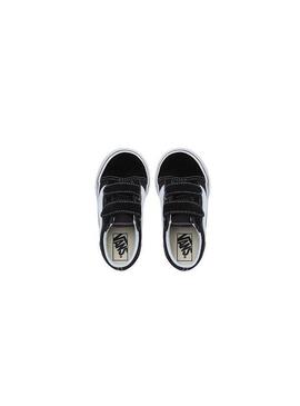 Sneaker Vans Old Skool Velcro Nero