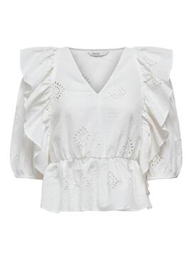Camicia Only Irma Bianco per Donna