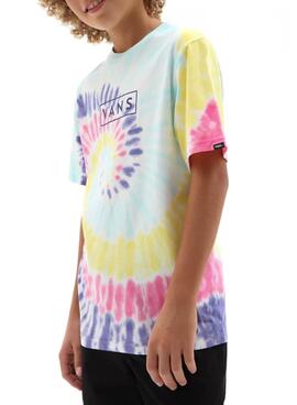 T-Shirt Vans Tie Dye Easy Multicolor per Bambino