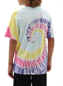 T-Shirt Vans Tie Dye Easy Multicolor per Bambino