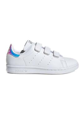 Sneaker Adidas Stan Smith Bianco per Bambino Bambina