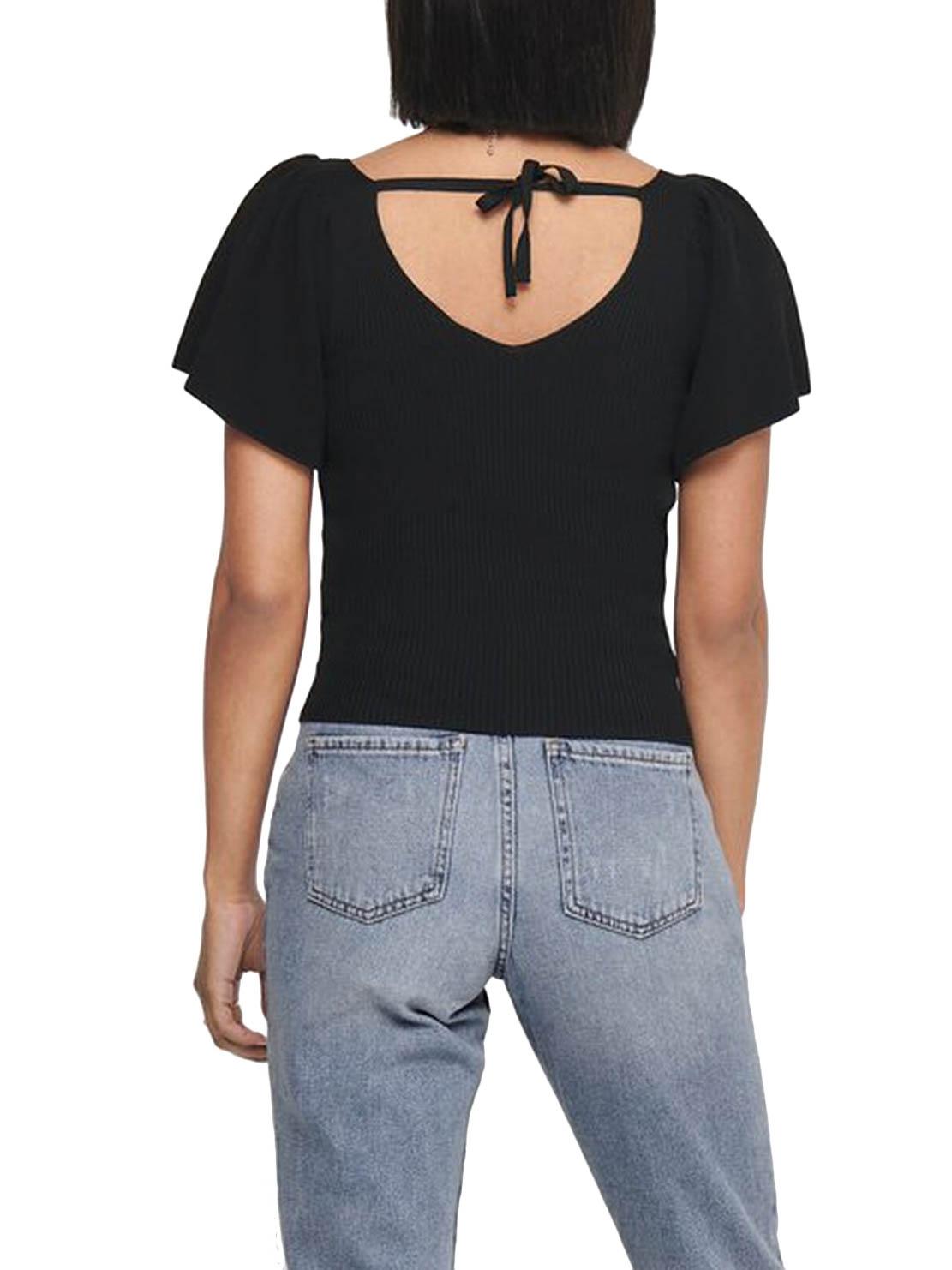 T-Shirt Only Leelo Nero per Donna