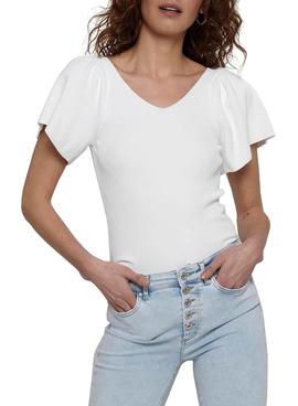 T-Shirt Only Leelo Bianco per Donna