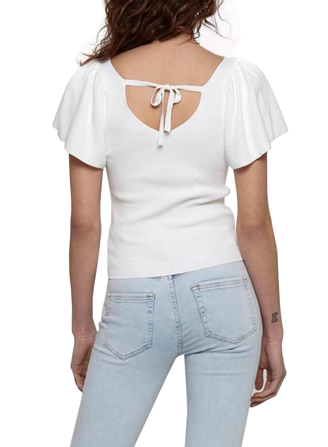 T-Shirt Only Leelo Bianco per Donna